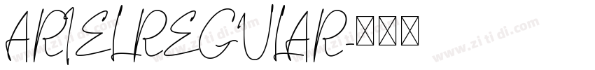 ARIEL REGULAR字体转换